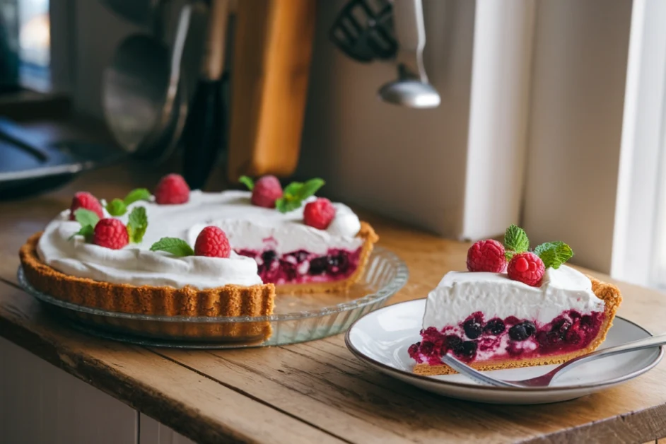 No-Bake Goumi Berry Pie