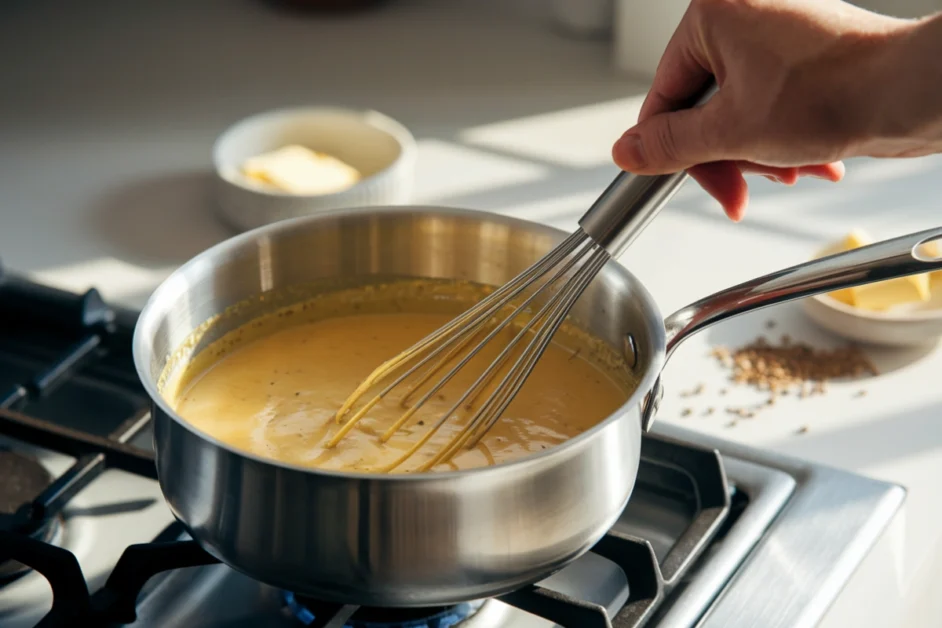 how to thicken mustard sauce