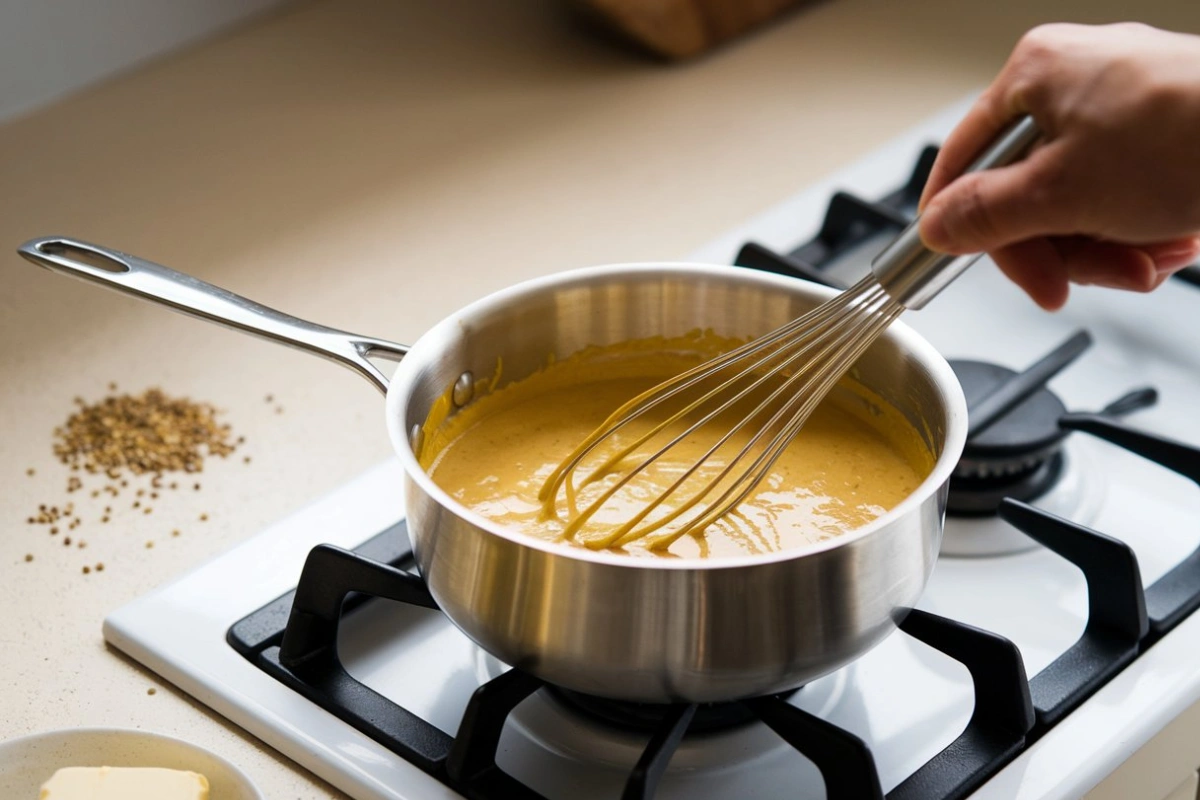 how to thicken mustard sauce