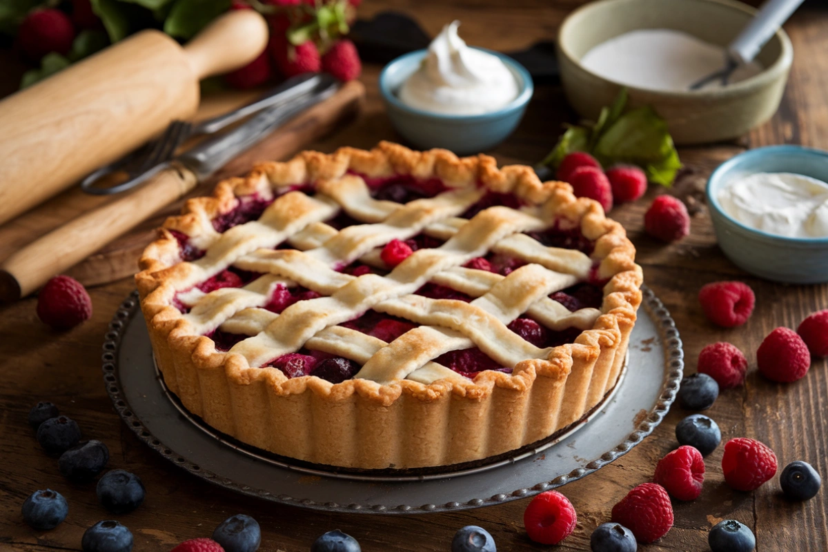 Traditional Goumi Berry Pie