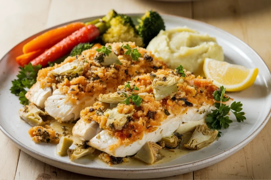 Artichoke and Parmesan Tilapia Recipe