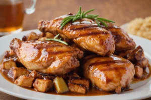 Recipe for Honey Bourbon Barbecue Chicken