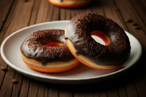 How many calories are in 2 chocolate donuts