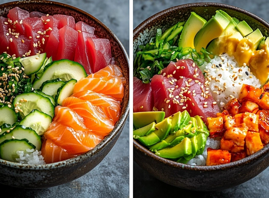 What is the Difference Between Chirashi and Poke 1