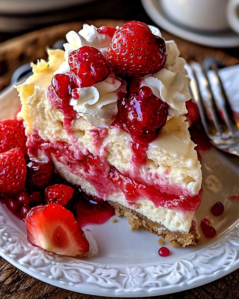 Strawberry Cheesecake Dump Cake Recipe