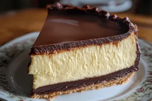 Heavenly Boston Cream Pie Cheesecake