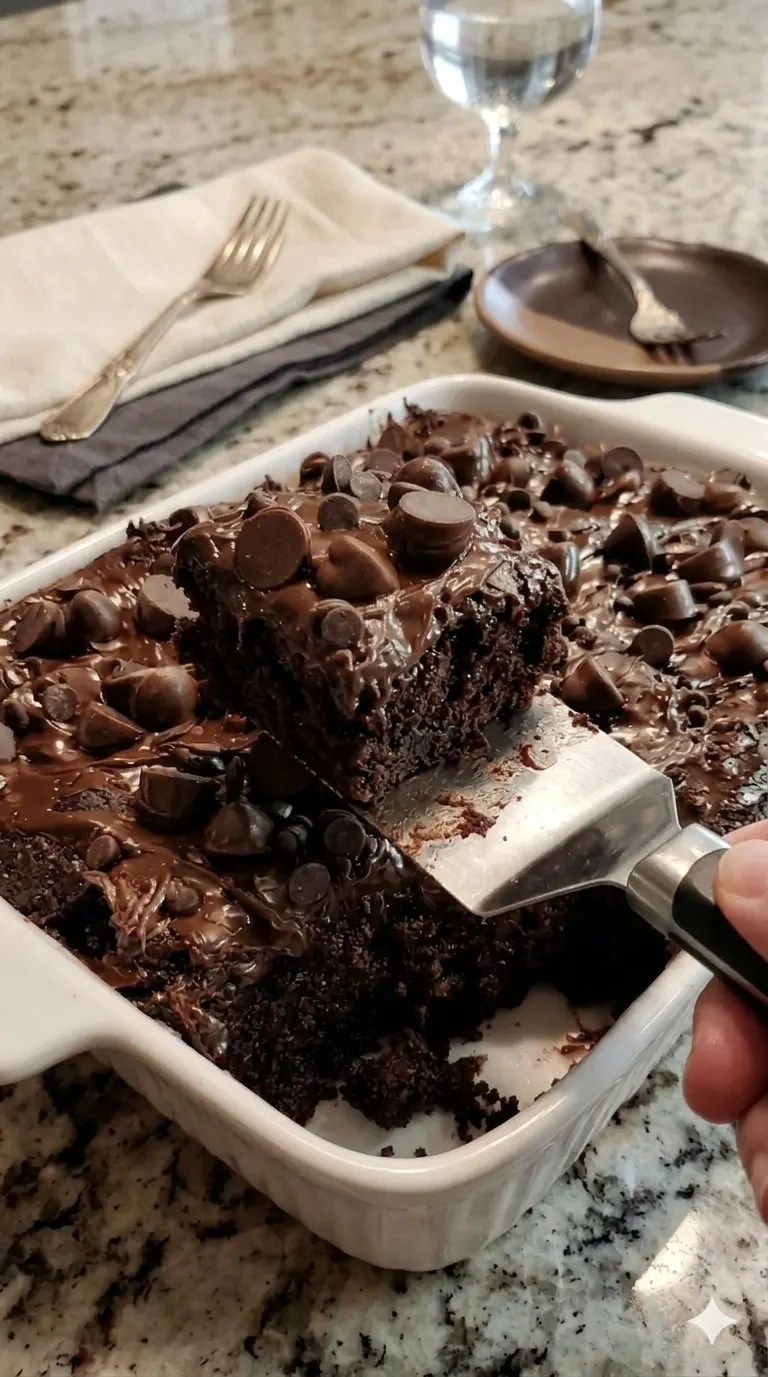 Death by Chocolate Dump Cake