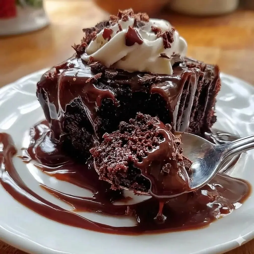 Hot Fudge Chocolate Pudding Cake