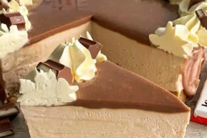 No-Bake Kinder Bueno Cheesecake