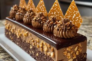 Toffee Crunch Mousse Cake