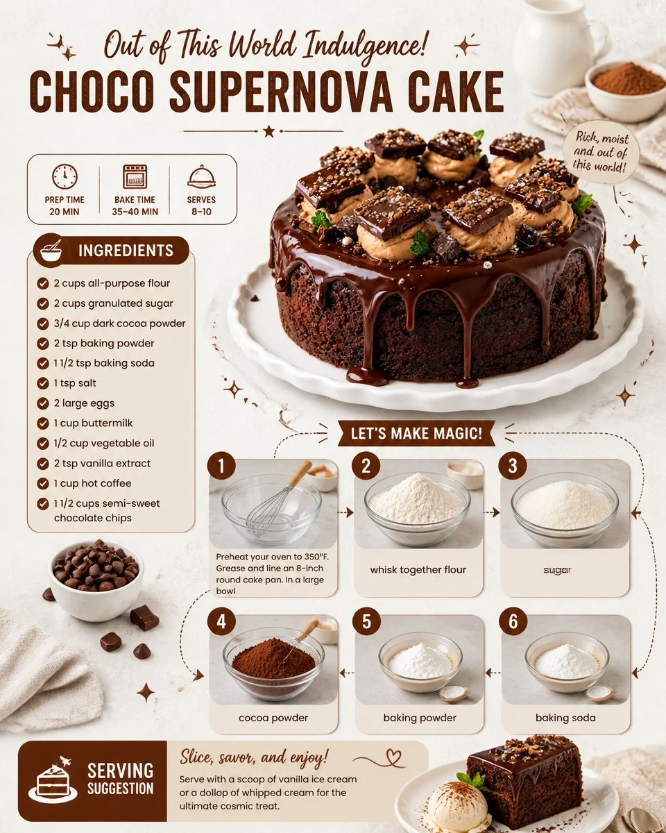 Choco Supernova Cake