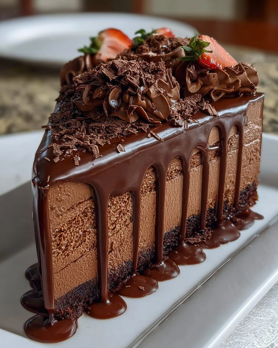 Classic Chocolate Mousse Cake