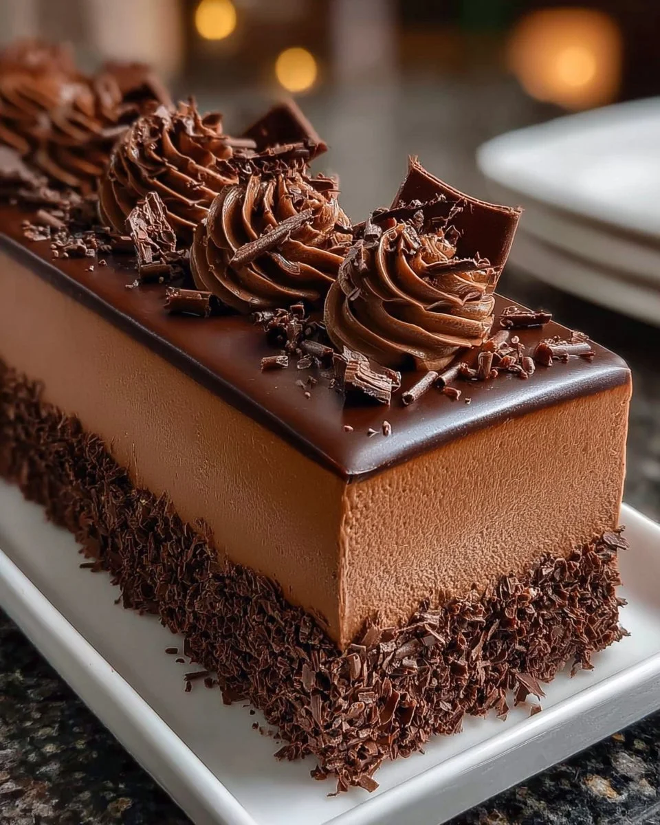 Classic Chocolate Mousse Cake