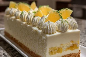 Pineapple Mousse Cake