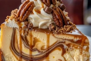 Caramel Chocolate Coffee Cheesecake