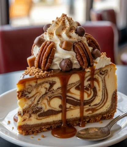 Caramel Chocolate Coffee Cheesecake