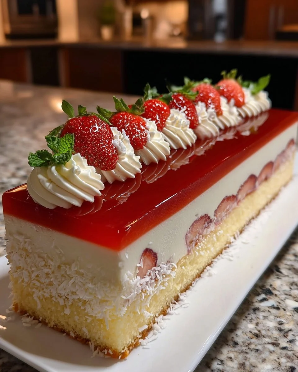 Layer Strawberry Cheesecake
