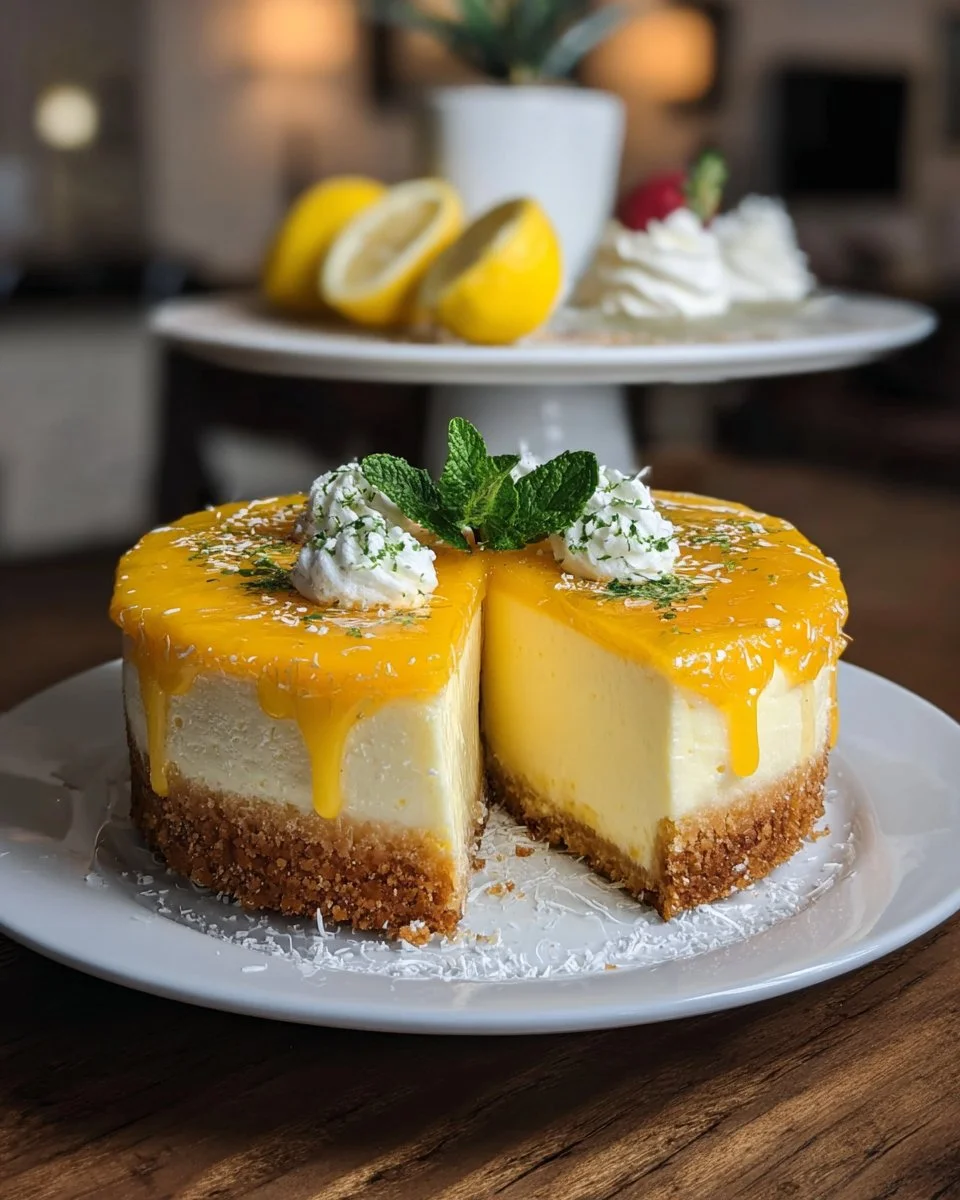 Lemon Mousse Cake