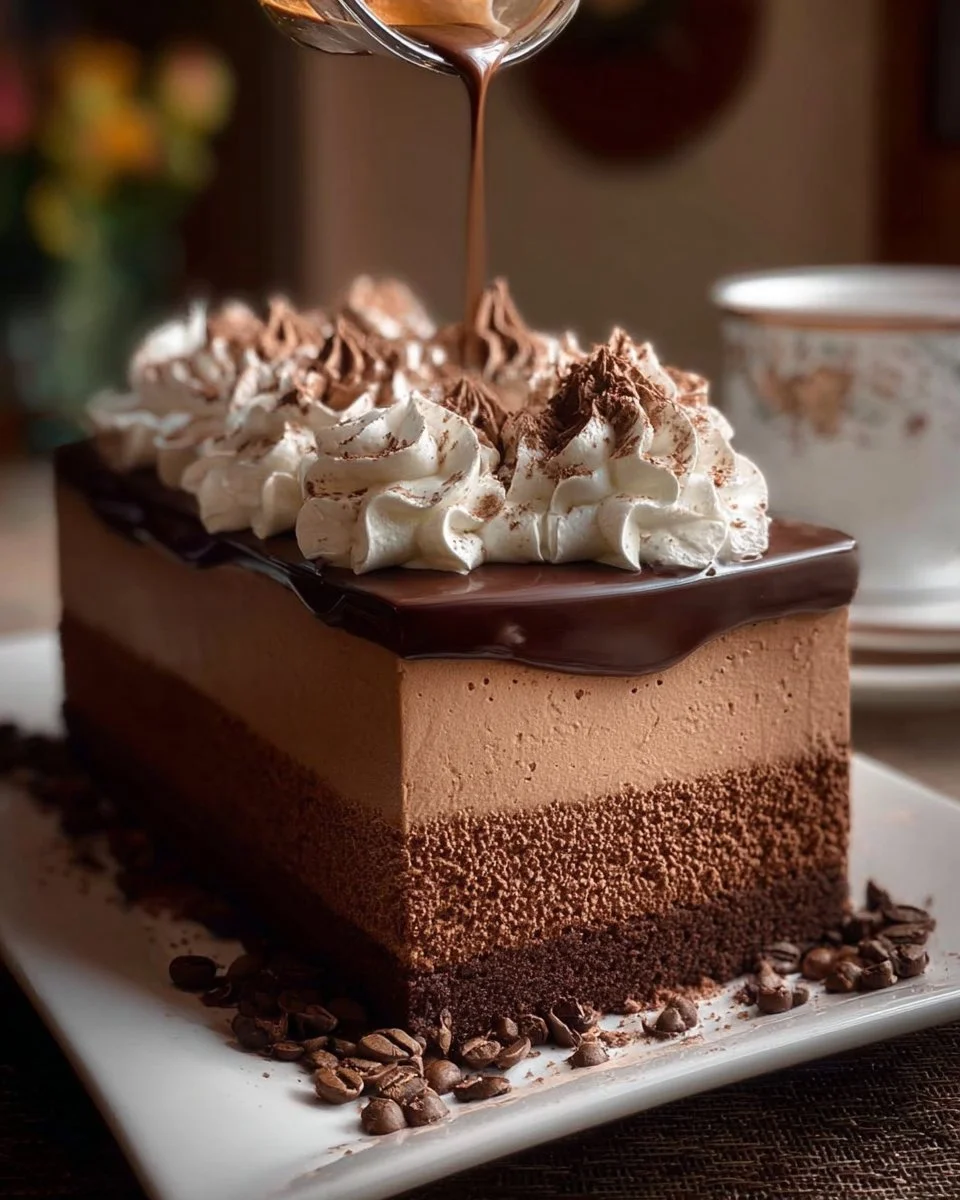 Mocha Coffee Mousse Cake