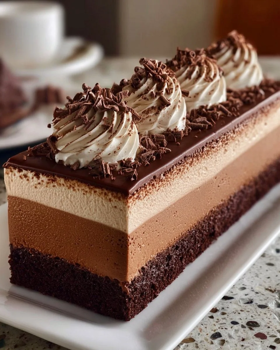 Mocha Coffee Mousse Cake