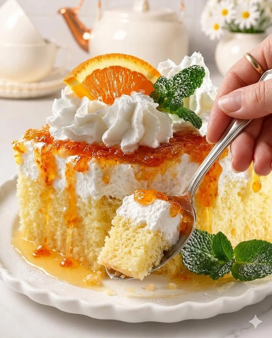 Orange Dreamsicle Cake