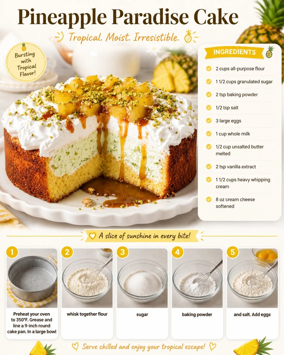 Pineapple Paradise Cake