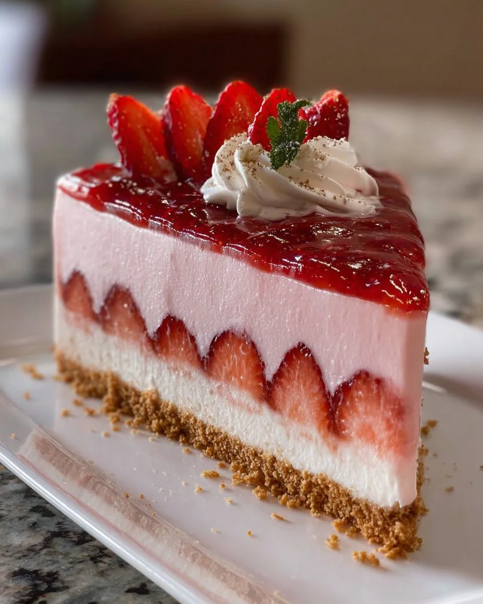 Strawberry Mousse Cake