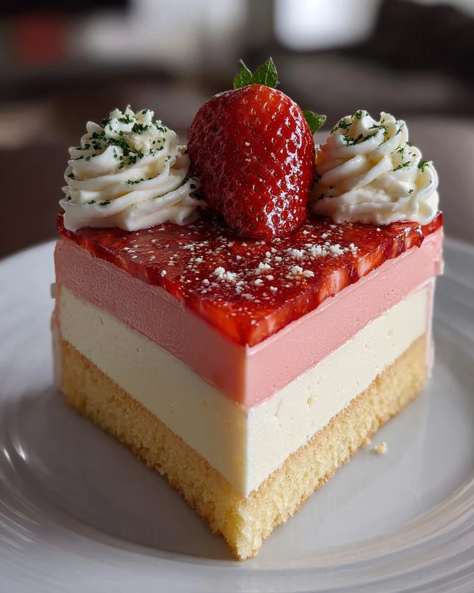 Strawberry Mousse Cake