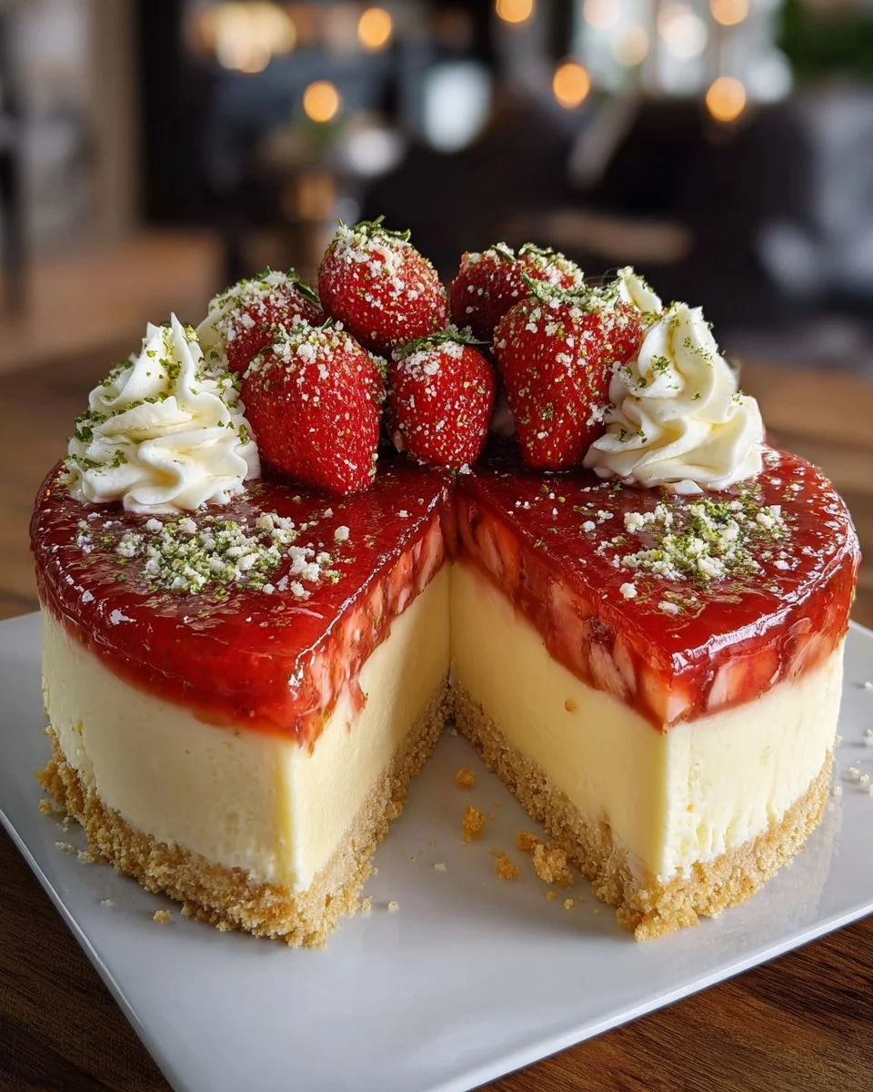 Strawberry Mousse Cake