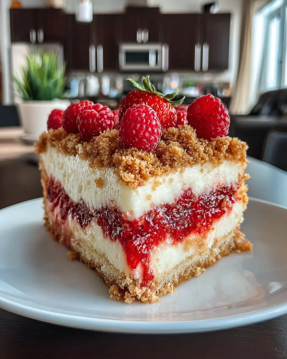 White Chocolate Raspberry Mousse Cake