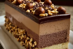 Hazelnut Chocolate Mousse Cake