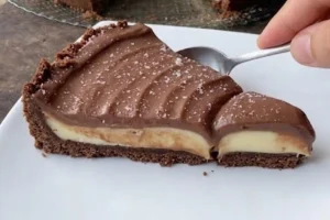 Chocolate Vanilla Custard Tart