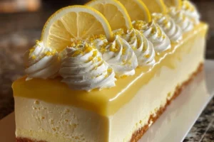 Lemon Bliss Cheesecake Mousse Cake