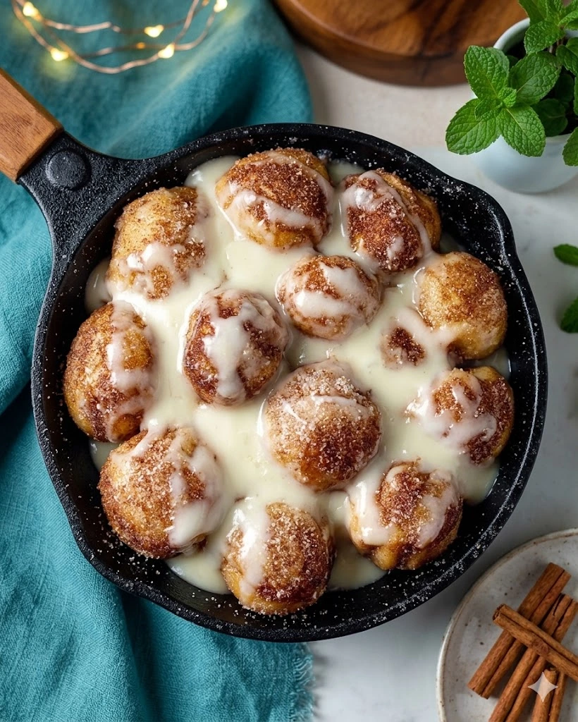 Classic Cinnamon Roll Bites
