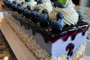 Blueberry Mousse Cake