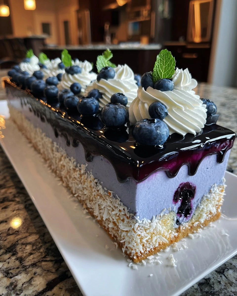 Blueberry Mousse Cake