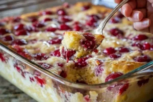 Cherry Custard Bake