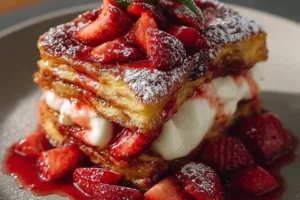 Churro Strawberry Cheesecake