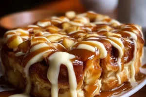 Cinnamon Roll Apple Lasagna