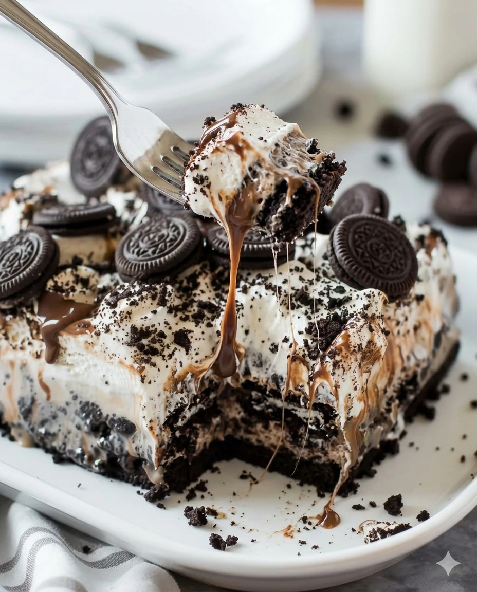Oreo Ice Cream Cake Delight