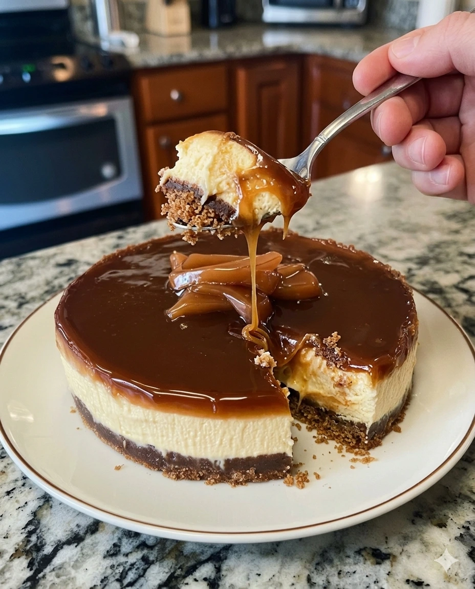 Caramel Millionaire Cheesecake 