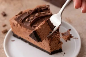 No-Bake Chocolate Cheesecake