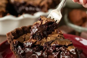 Gooey Brownie Pie
