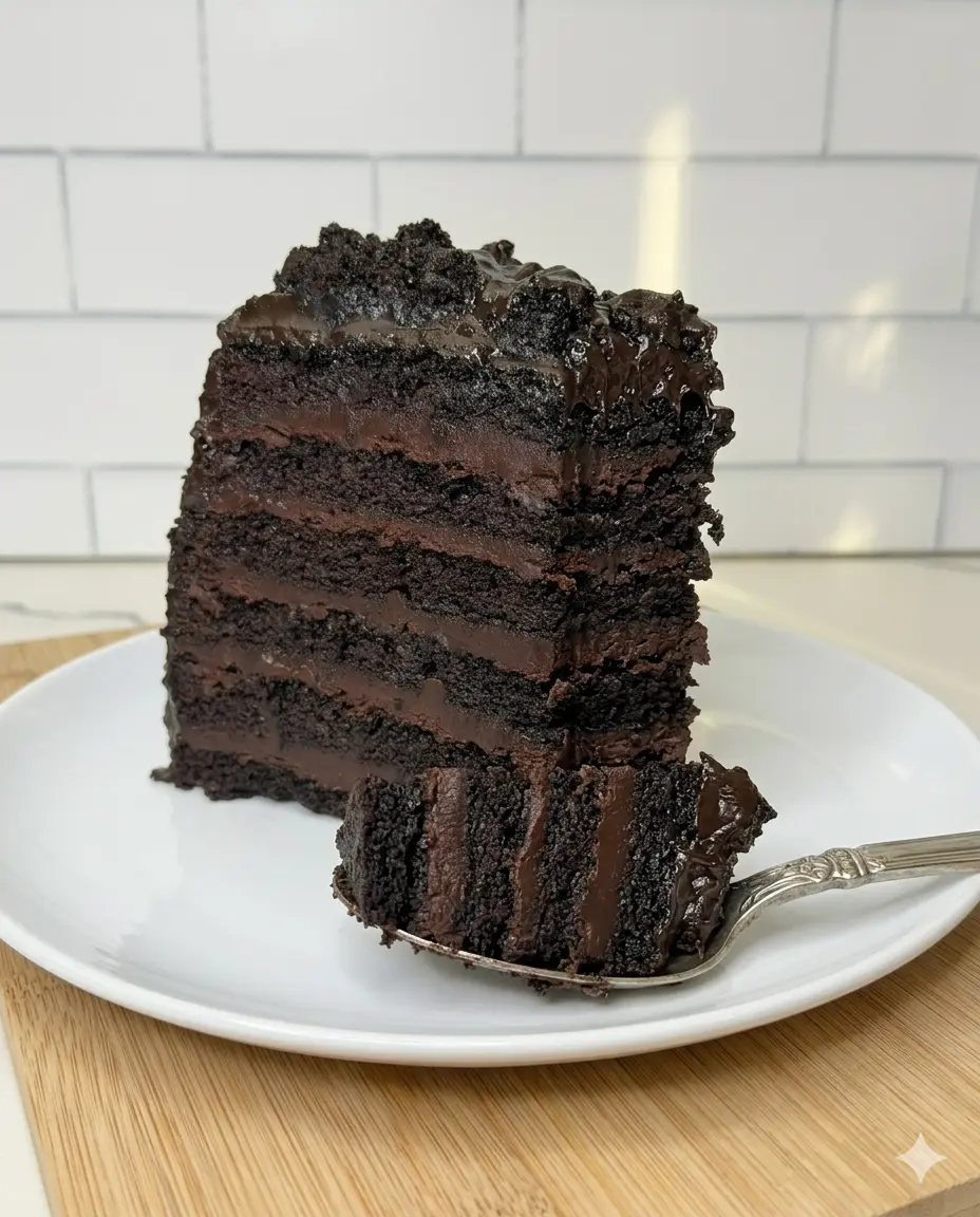 Great Wall of Chocolate Cake