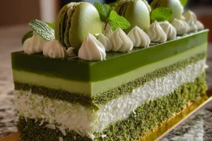 Matcha Green Tea Mousse Cake