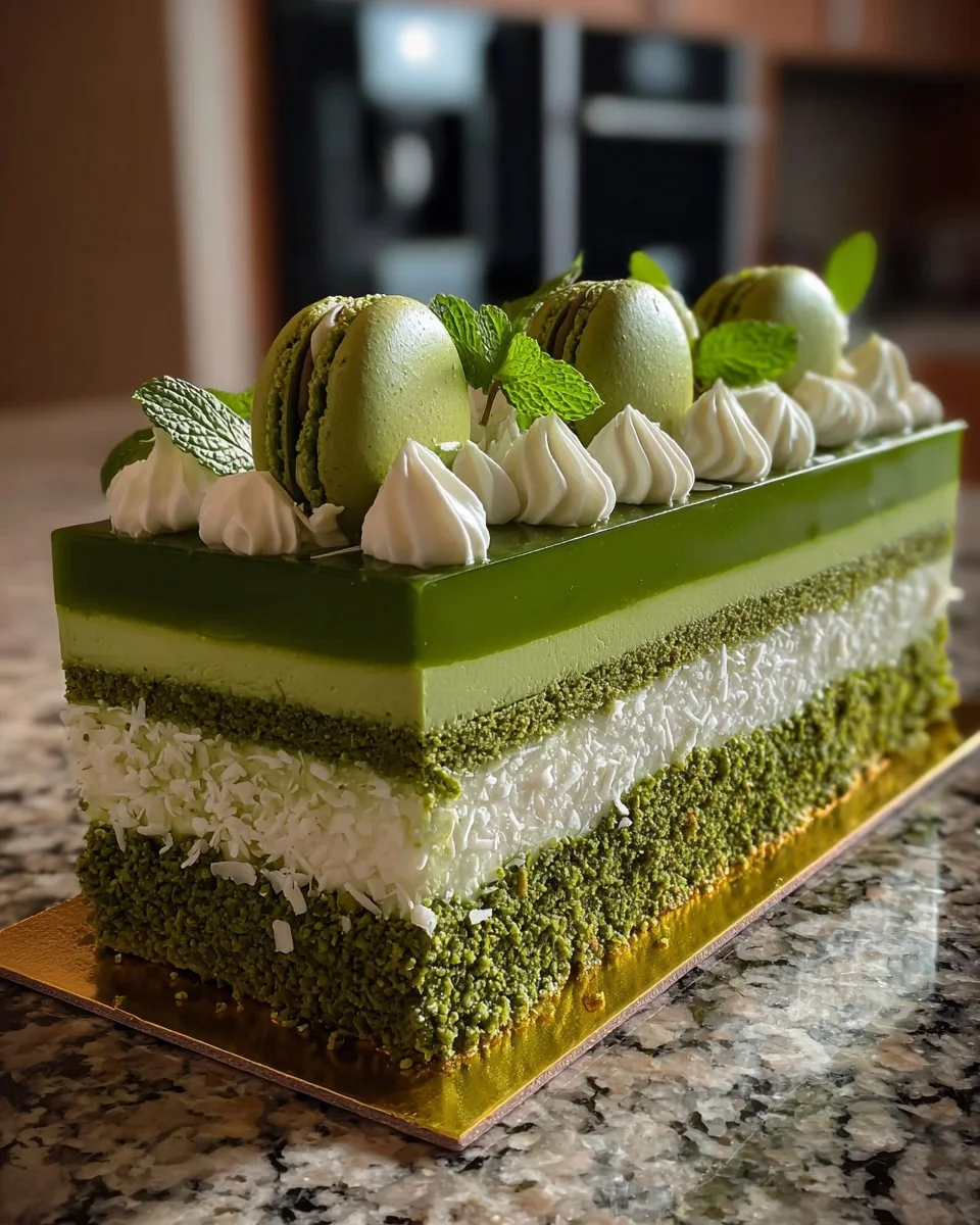 Matcha Green Tea Mousse Cake
