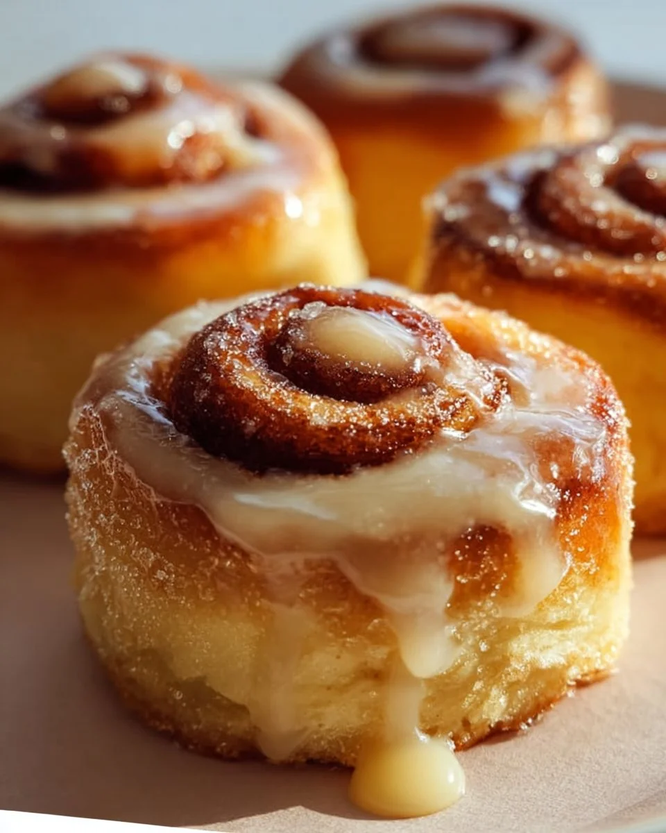 Mini Brown Butter Sourdough Cinnamon Buns