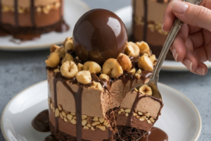 Mini Chocolate Hazelnut Entremets