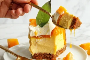 No-Bake Mango Cheesecake