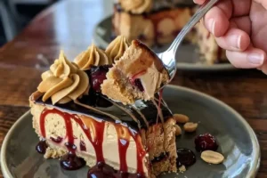 Peanut Butter & Jelly Cheesecake